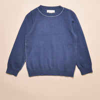 TOBI SWEATER - CLEAN DENIM