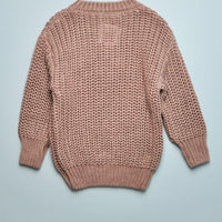 CHUNKY KNIT SWEATER - TAUPE