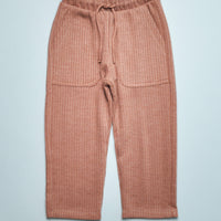 RIB KNIT TROUSERS