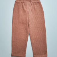 RIB KNIT TROUSERS