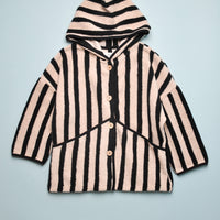 PLUSH STRIPE BABY JACKET