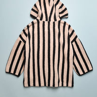 PLUSH STRIPE BABY JACKET