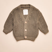 CHUNKY KNIT BABY CARDIGAN