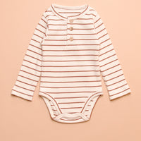 RIBBED STRIPE ONESIE