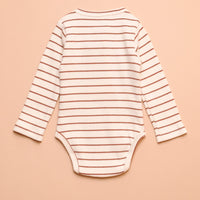 RIBBED STRIPE ONESIE