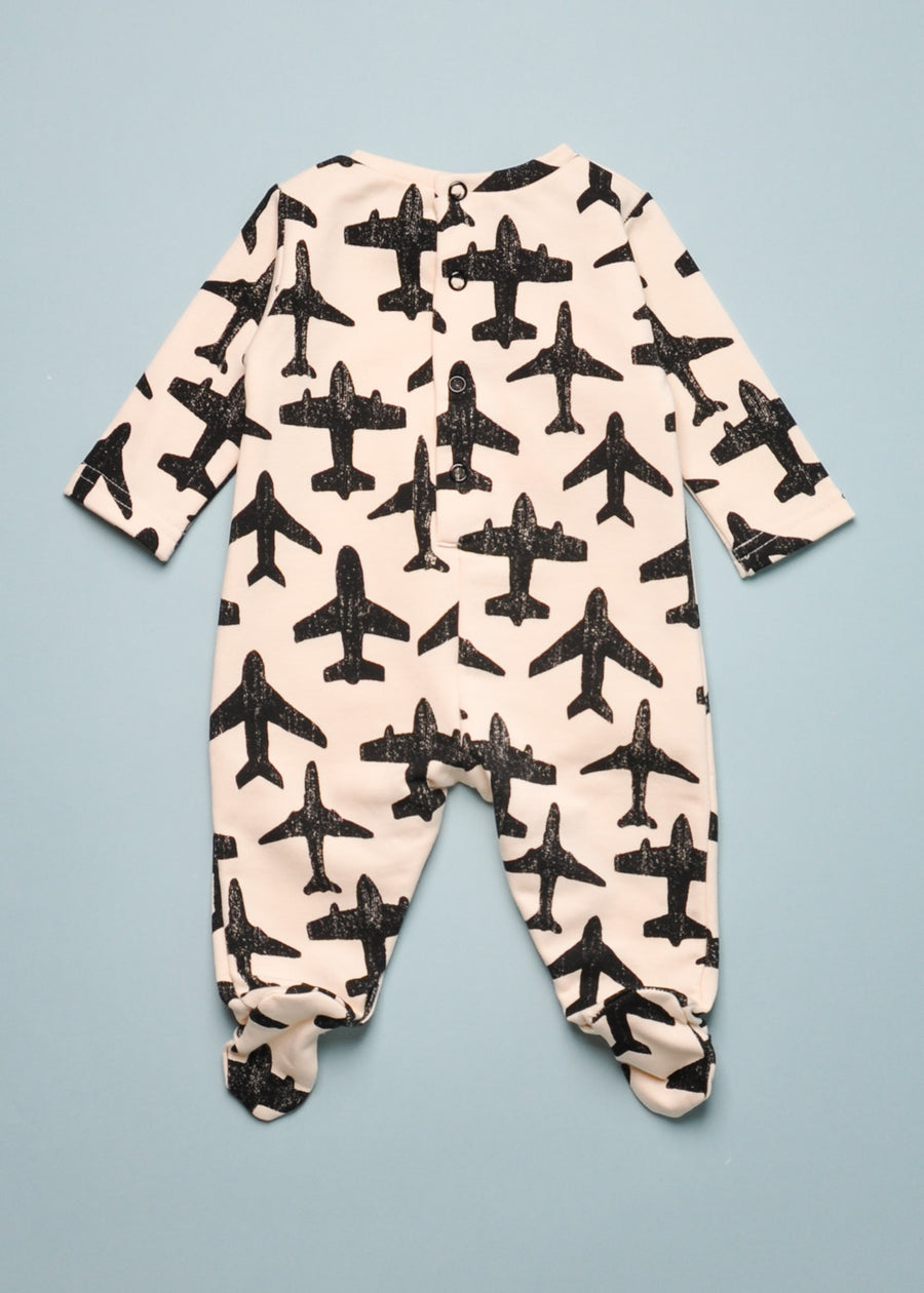 PLANES FLEECE FOOTIE