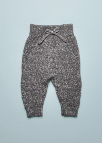 KNIT HEATHERED PANT