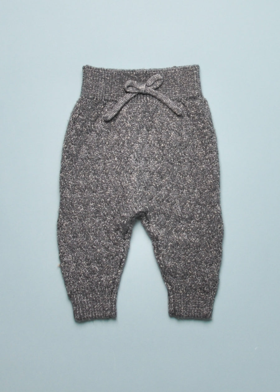 KNIT HEATHERED PANT