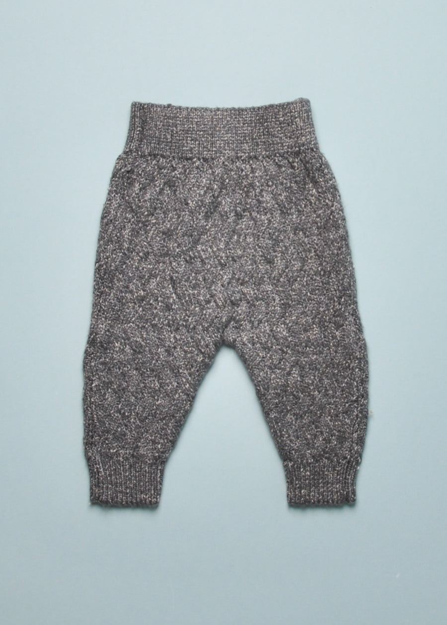 KNIT HEATHERED PANT