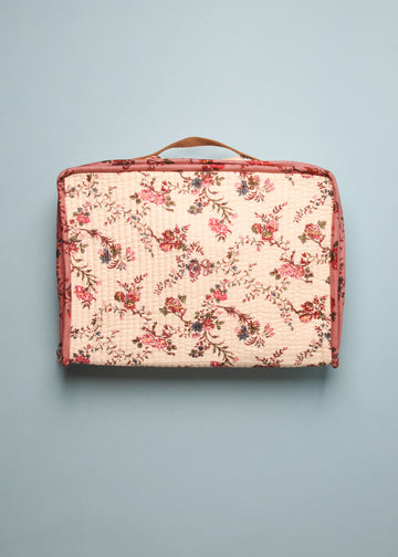 ORCHID QUILTED SUITCASE