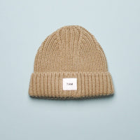 CHUNKY KNIT BEANIE - OLIVE