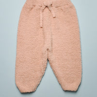 FUZZY BOXY LOUNGE PANTS - PECAN