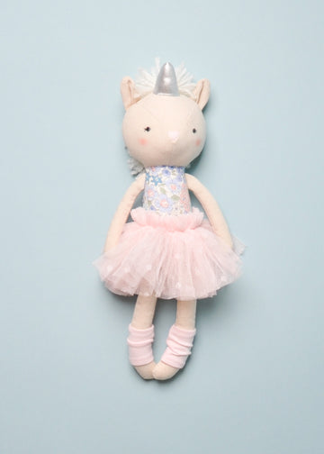 BABY UNICORN DOLL - LIBERTY BLUE