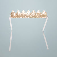 SEQUIN SPARKLE CROWN - TWO COLOR OPTIONS