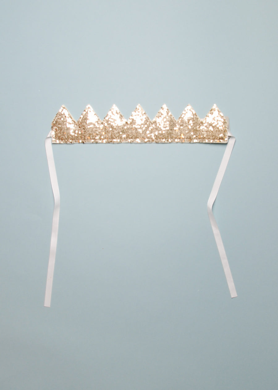 SEQUIN SPARKLE CROWN - TWO COLOR OPTIONS