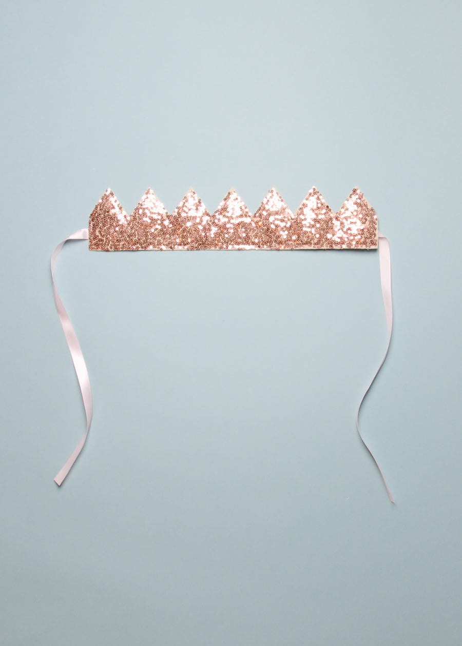 SEQUIN SPARKLE CROWN - TWO COLOR OPTIONS