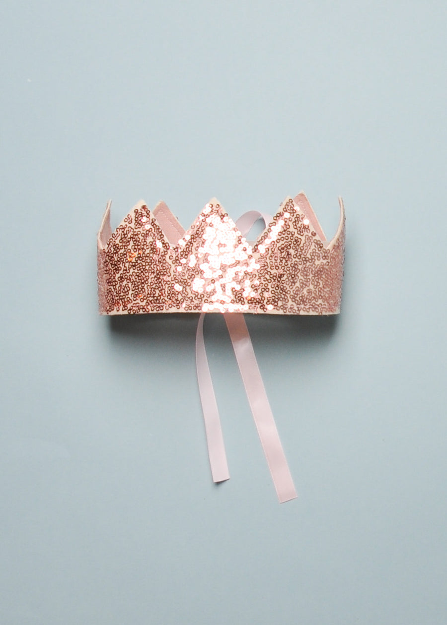 SEQUIN SPARKLE CROWN - TWO COLOR OPTIONS