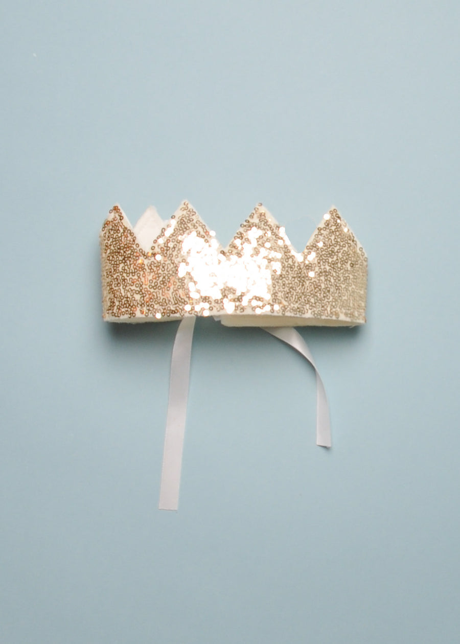 SEQUIN SPARKLE CROWN - TWO COLOR OPTIONS