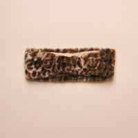 CHEETAH FAUX FUR HEADBAND