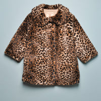 CHEETAH FAUX FUR COAT