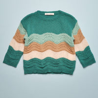 CROCHET SWEATER - EMERALD