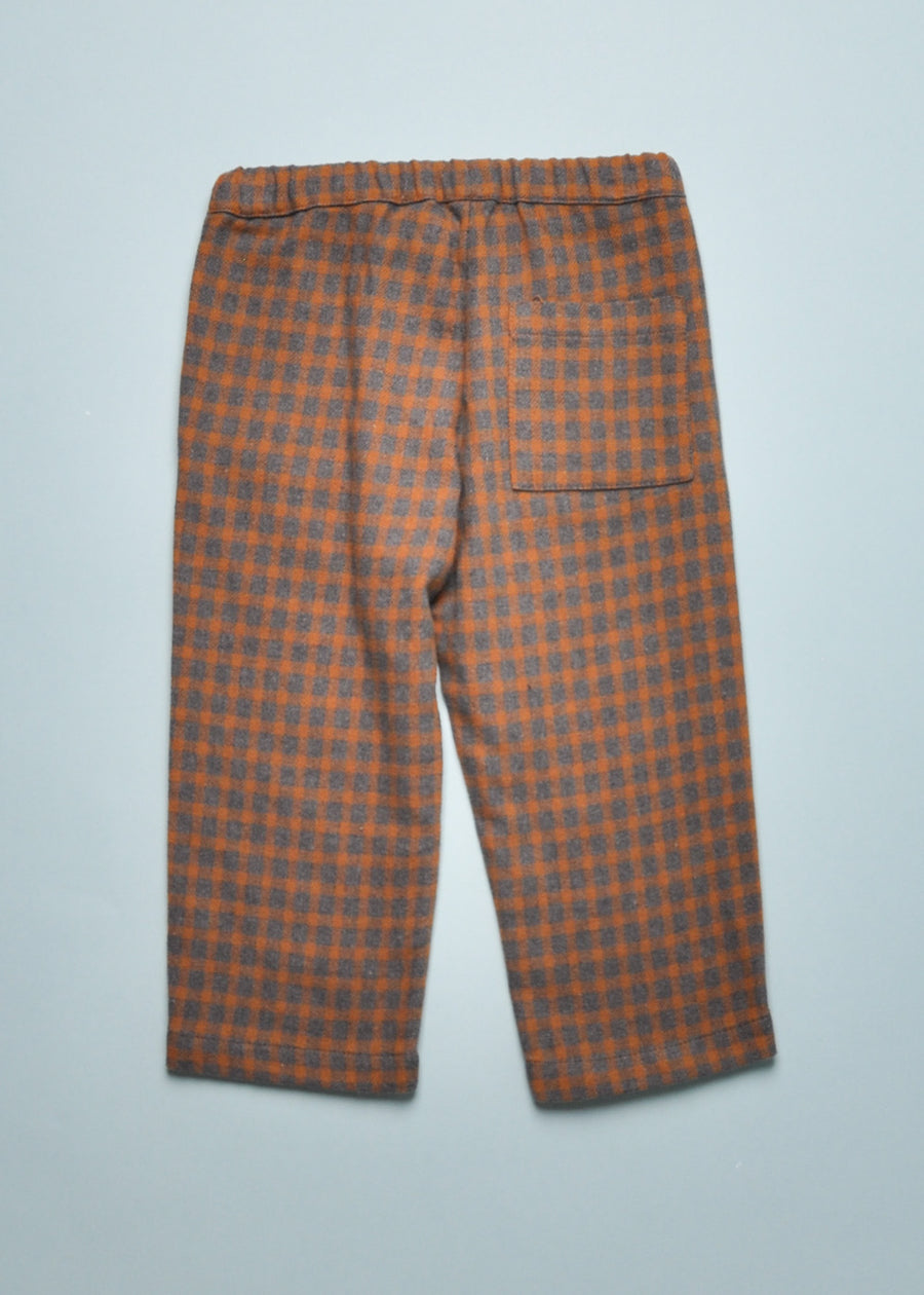 CHECK WOVEN PANT