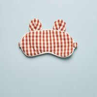 GINGHAM SLEEP MASK