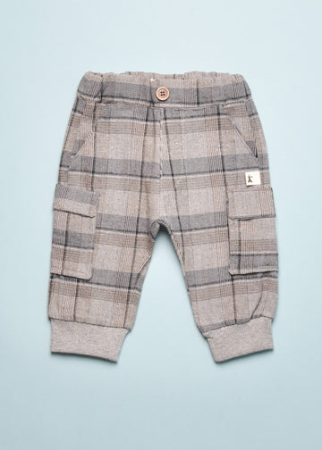 PLAID TROUSER JOGGERS