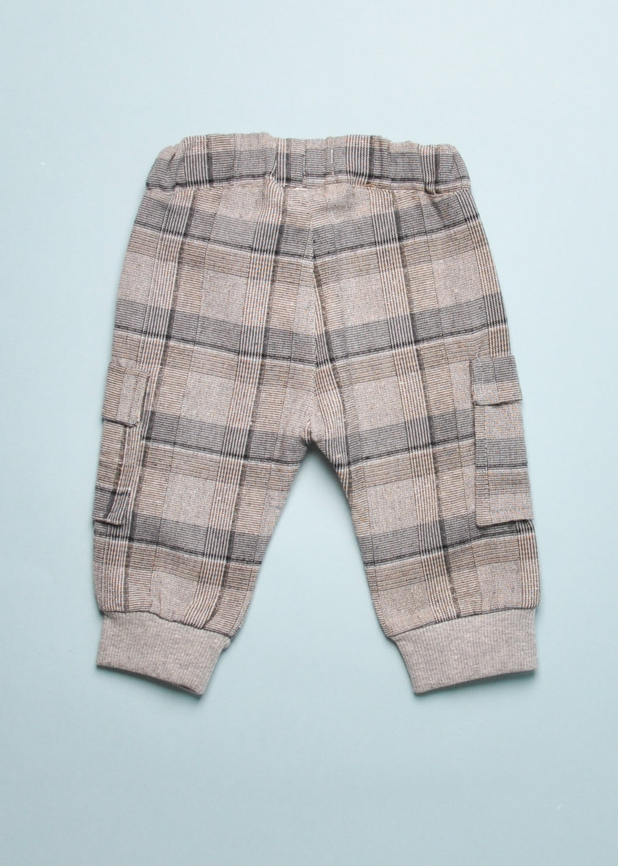 PLAID TROUSER JOGGERS