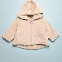 CORDUROY FUZZY REVERSIBLE JACKET