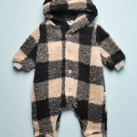 FUZZY CHECK COVERALL