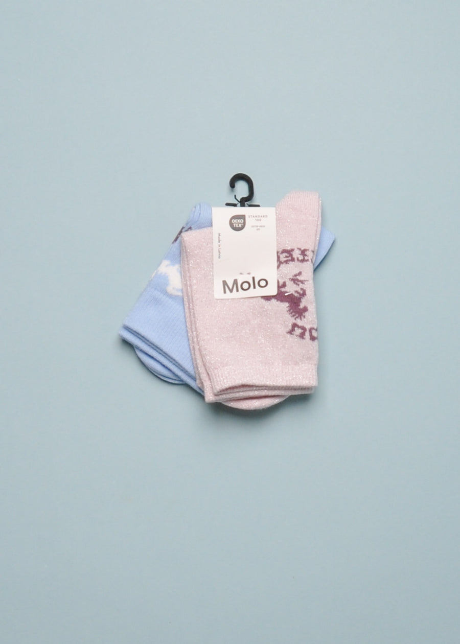 NOMI SOCKS - 2 PACK - CHARLOTTE PINK