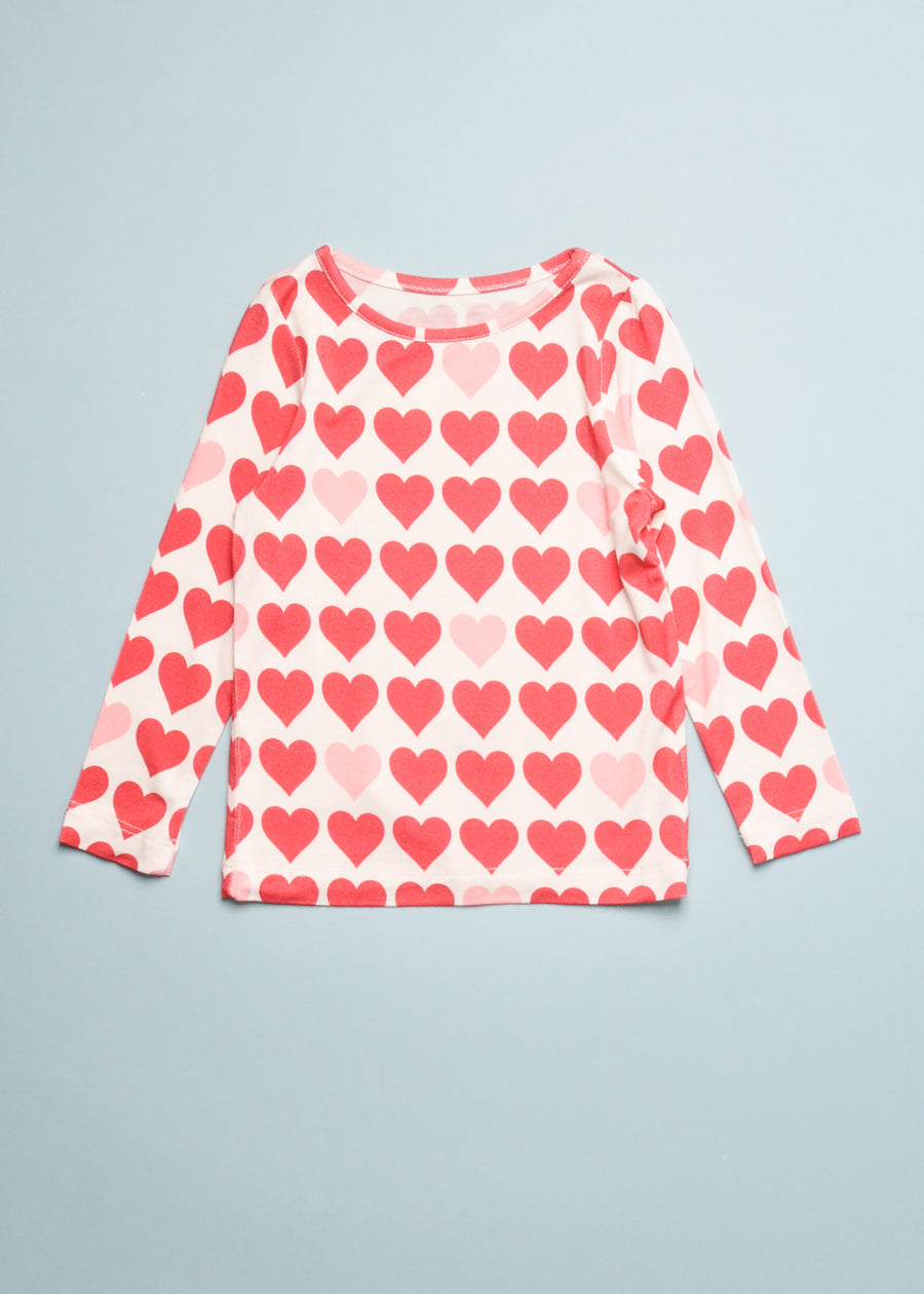 TINY HEARTS BAMBOO PJ SET