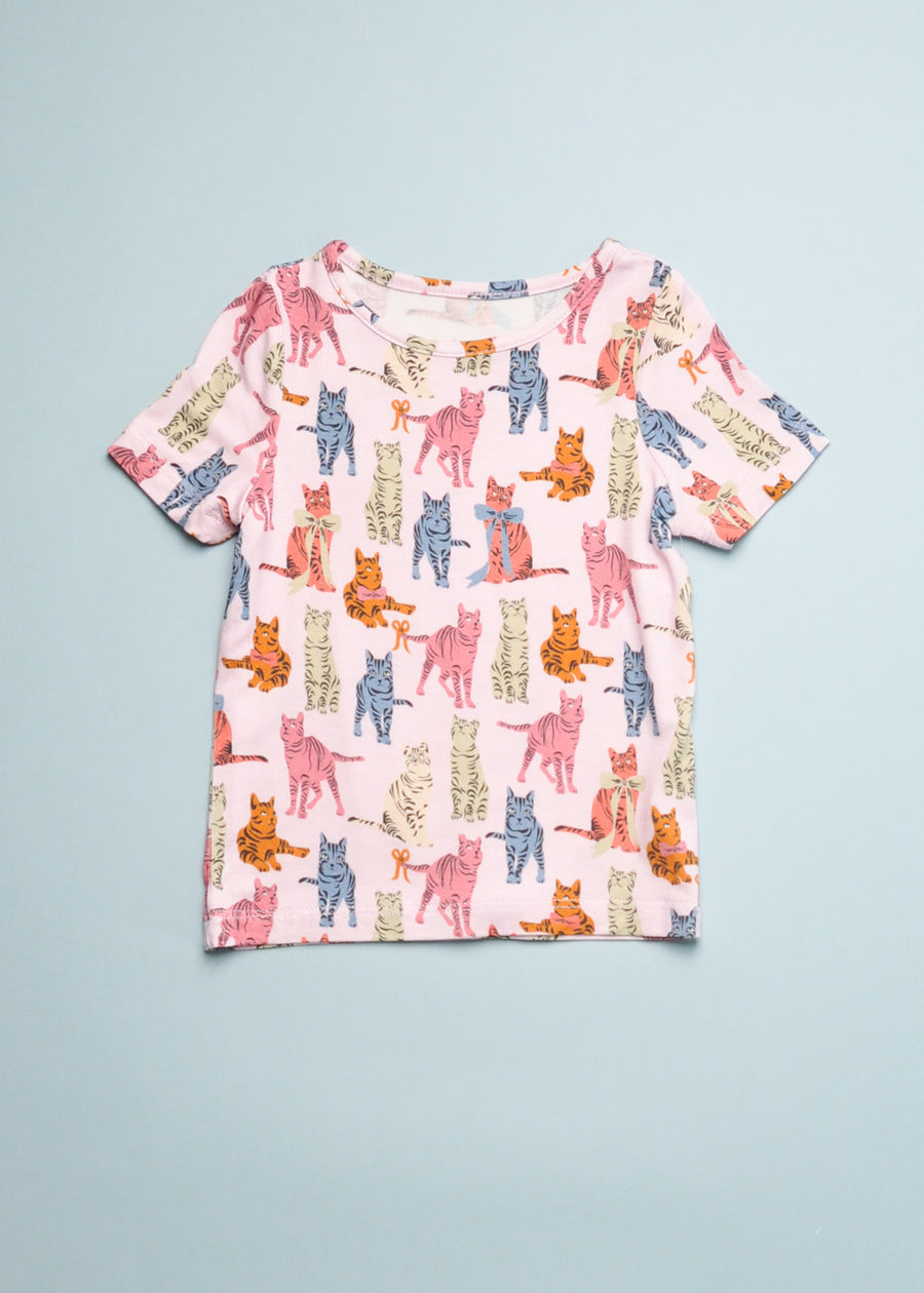 TABBY CATS BAMBOO PJ SET