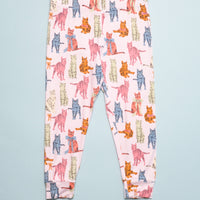 TABBY CATS BAMBOO PJ SET