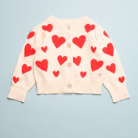 CONSTANCE HEARTS CARDIGAN