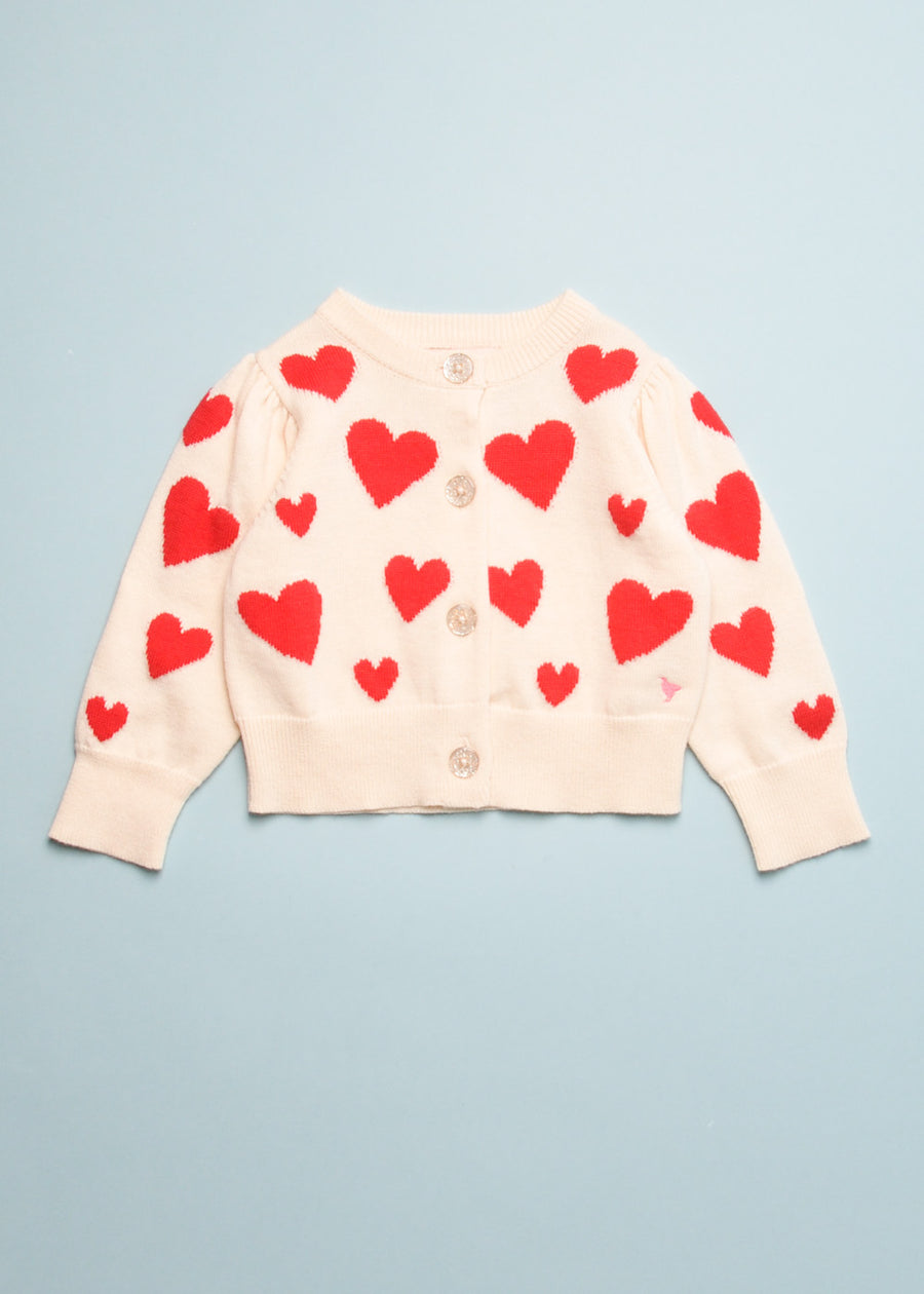 CONSTANCE HEARTS CARDIGAN