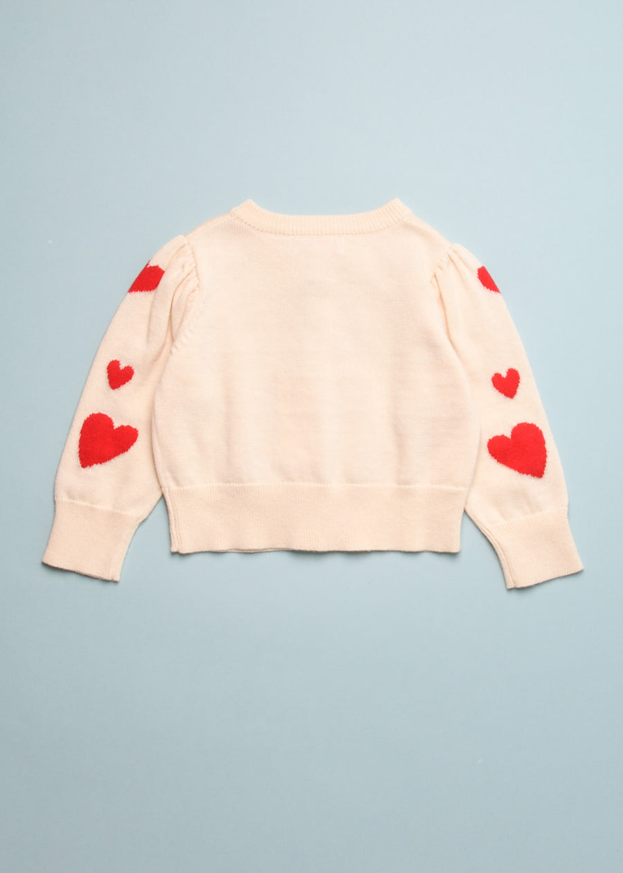 CONSTANCE HEARTS CARDIGAN