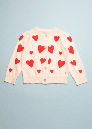 CONSTANCE HEARTS CARDIGAN