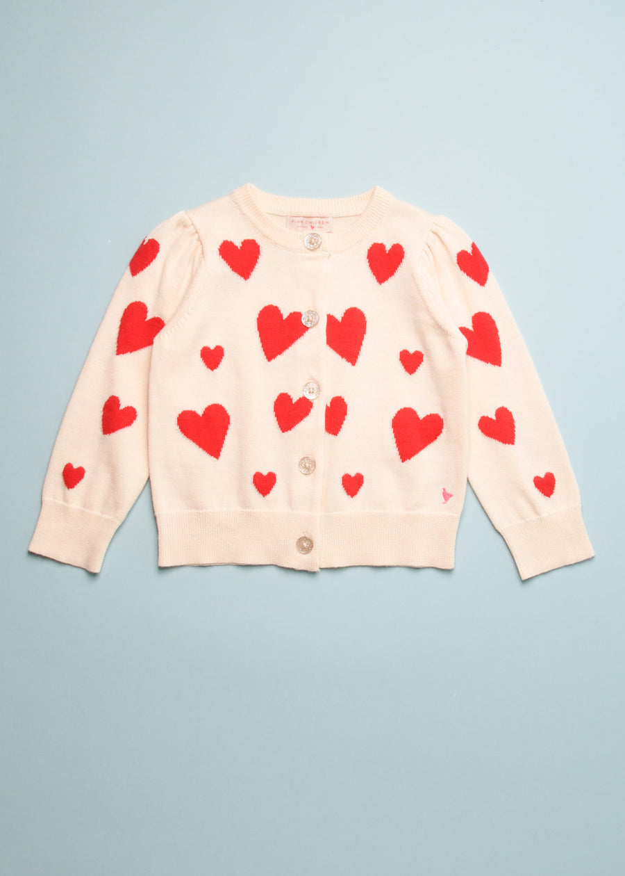 CONSTANCE HEARTS CARDIGAN