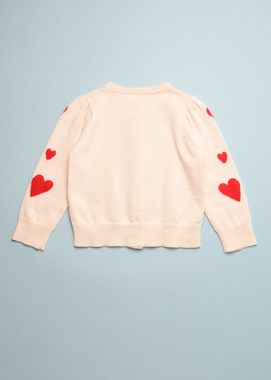 CONSTANCE HEARTS CARDIGAN