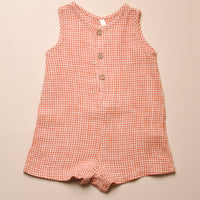 MAVERICK GINGHAM ROMPER