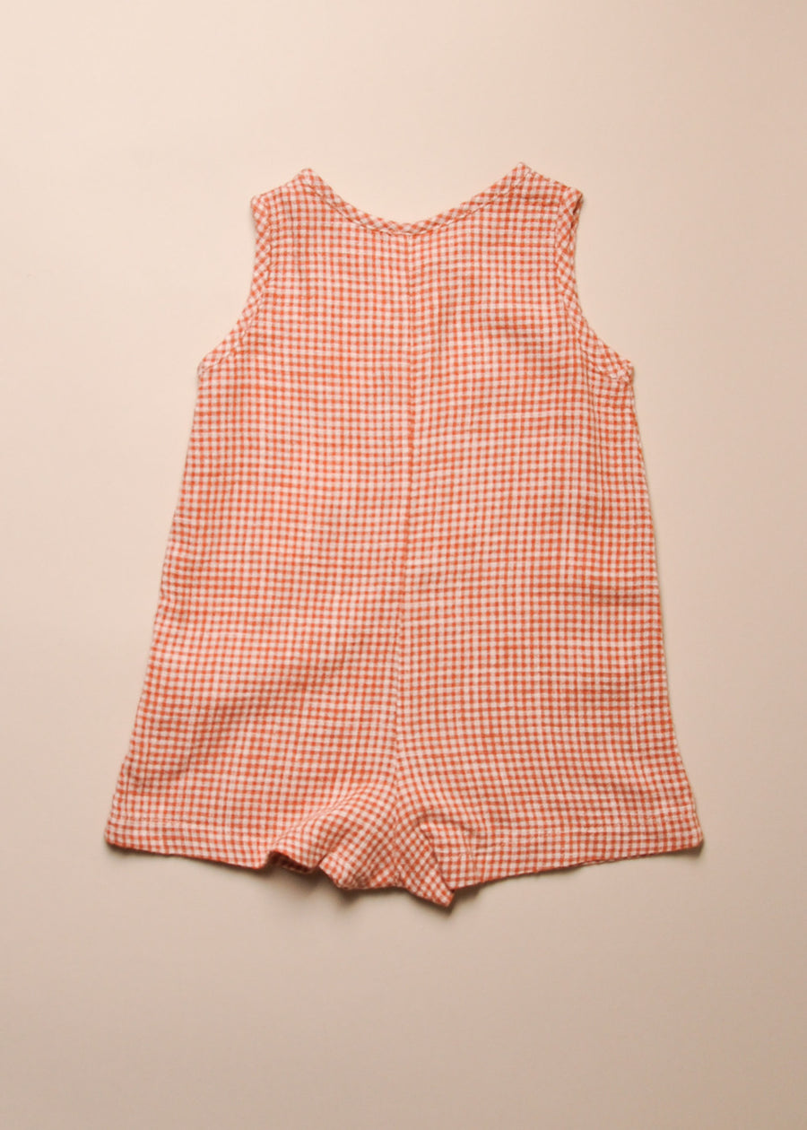 MAVERICK GINGHAM ROMPER