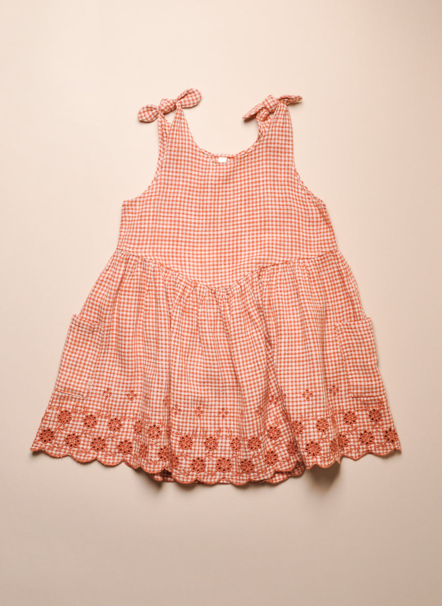 GINGHAM SUMMER DRESS