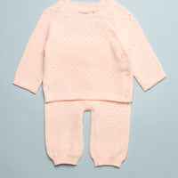 TOLL PIRA KNIT SET - SOFT ROSE