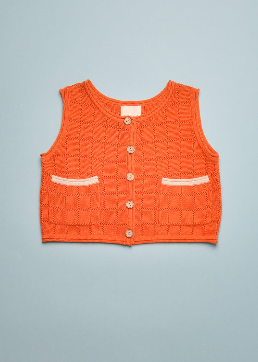 CHECKERBOARD VEST