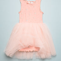 VINTAGE FLOWER TUTU DRESS - PINK