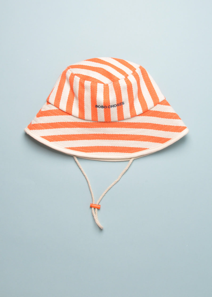 BOBO CHOSES STRIPED BUCKET HAT