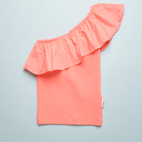 REBECCA TOP - WARM CORAL