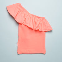 REBECCA TOP - WARM CORAL